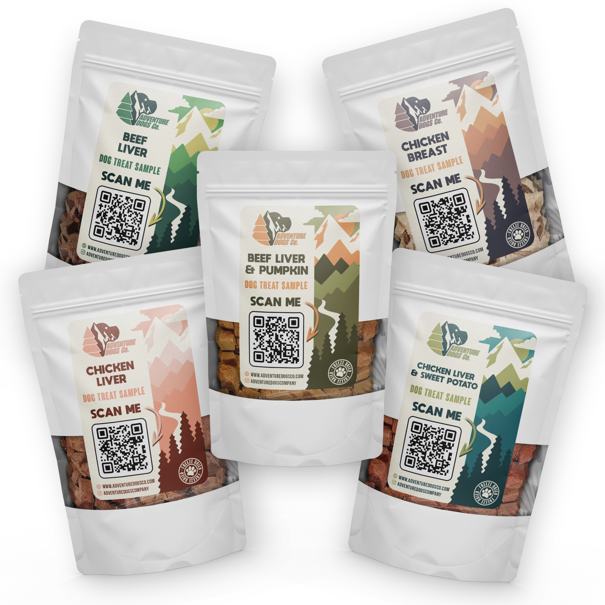 Dog Treats Sample Pack - Beef & Chicken
